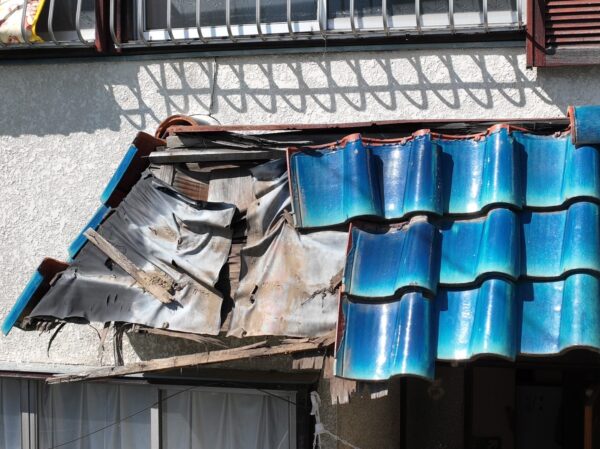 さいたま市大宮区にて雨漏り修理・屋根修理の施工前写真