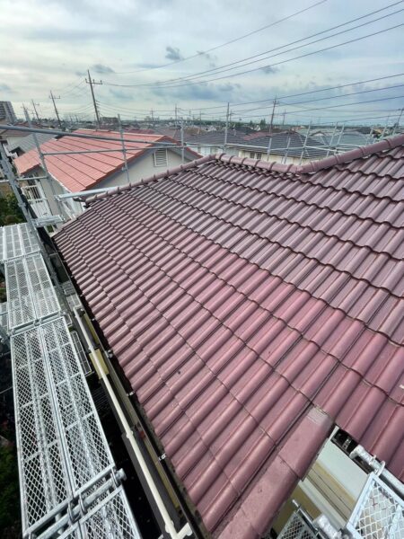 さいたま市北区にて瓦屋根修理〈訪問販売業者からの指摘〉の施工後写真