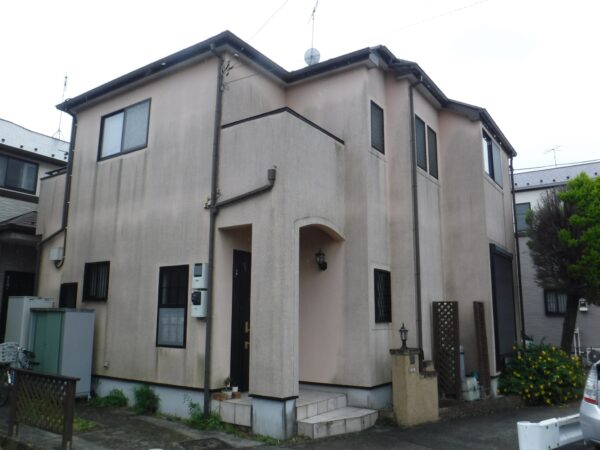 さいたま市西区にて屋根塗装+外壁塗装〈築20年戸建てのメンテナンス〉の施工前写真