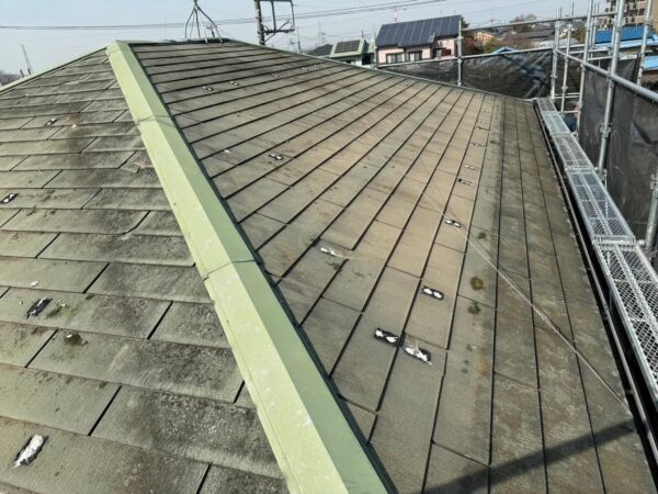 さいたま市北区にて屋根修理・外壁塗装〈外壁と屋根のメンテナンス〉の施工前写真