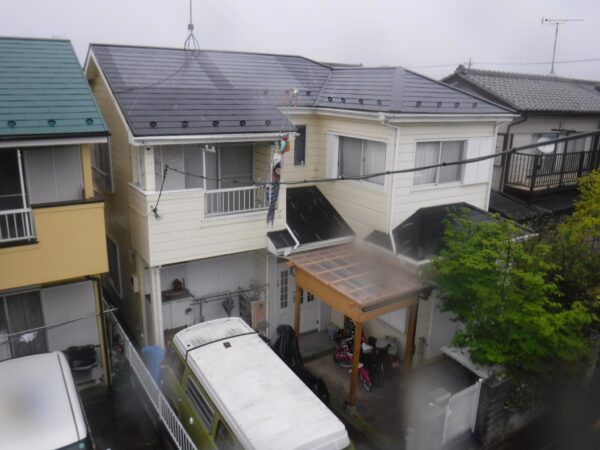 さいたま市北区にて屋根外壁のメンテナンス工事の施工前写真