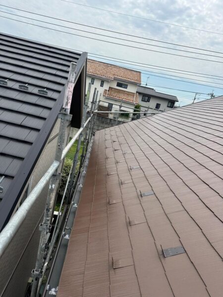 さいたま市西区にて屋根修理〈雪止め金具の取り付け工事〉の施工後写真