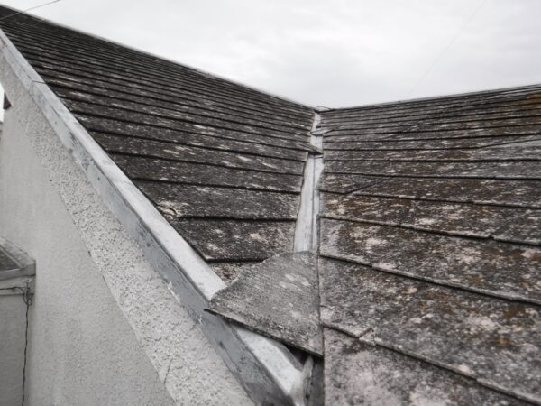 さいたま市緑区にて屋根修理〈スーパーガルテクトへのカバー工法〉の施工前写真